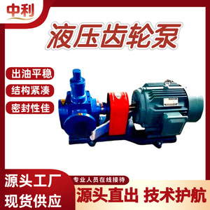 Bomba de engranajes hidráulica Jining Zhongli YCB2.5-0.6 de caudal fijo para minería con eje de nivel y control automático - Product Image 5