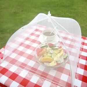Food Cover Mesh Folding Washable Flies Tables Cover Insect Proof