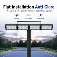 Solution d'éclairage LED anti-éblouissement 200W 300W 400W pour terrains de badminton avec conception de plan d'éclairage pour salle de sport intérieure