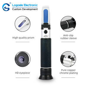 Medidor portátil de açúcar mel, 0-32%, função 0-40%, bebida, refratômetro 0-25%, com atc - Product Image 3