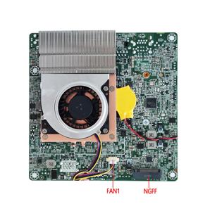 เมนบอร์ดอุตสาหกรรมสำหรับผู้ผลิต พร้อมโปรเซสเซอร์ I7 รุ่นที่ 7 ซีรีส์ NANO6F รองรับ 4K VGA LVDS - Product Image 6