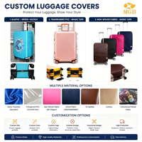 Valise à roulettes ABS à poignée large 20 pouces 24 pouces unisexe étanche ultra-légère avec port de charge frontal