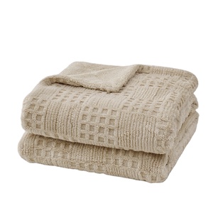 Ba Lan thả 100% Polyester dệt mùa đông lông cừu Giường & ném chăn lô hàng nhanh ấm mềm cho du lịch máy bay sofa Nap Quà Tặng - Product Image 2