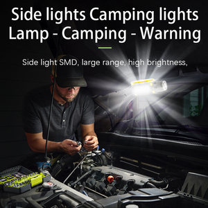 Luz <span class=keywords><strong>de</strong></span> Trabajo LED Recargable con Haz Principal o Luz Lateral Ancha, con Destello <span class=keywords><strong>de</strong></span> Advertencia Rojo y Azul para Reparación <span class=keywords><strong>de</strong></span> Automóviles y Camping - Product Image 3