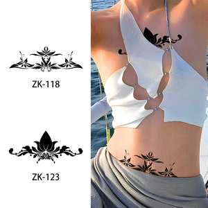 Tatuaje Temporal de Jugo Herbal Sexy <span class=keywords><strong>y</strong></span> Encantador para Chicas, Tatuaje Semipermanente para <span class=keywords><strong>Pecho</strong></span> <span class=keywords><strong>y</strong></span> Abdomen - Product Image 3