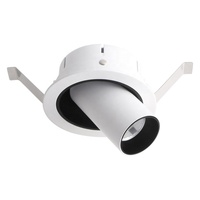 Spot encastré moderne anti-éblouissement orientable à 360°, indice de protection IP44 pour LED Ra95 CRI, garantie 5 ans