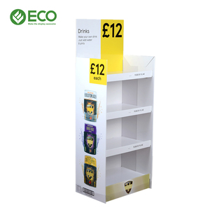 Bán Buôn Hiện Đại 4-Tầng Có Thể Gập Lại Mềm Đồ Uống Hiển Thị Giá Sàn Đứng Đồ Uống Năng Lượng Đứng Có Thể Tái Chế Cho Siêu Thị - Product Image 2