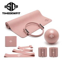 Kit de barre de Pilates personnalisé avec logo, bandes de résistance, fabricant professionnel d'ensembles de yoga et Pilates pour la maison et la salle de sport