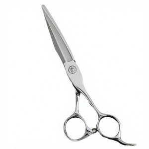 Tijeras de Barbero Profesionales Stahlmann Pro de Alta Calidad, Acero VG10, Mango de Acero, Punta Redonda, Hoja Ancha, para Cabello - Product Image 1