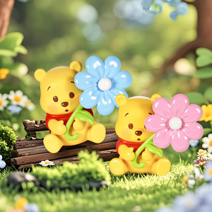 Adorables adornos magnéticos <span class=keywords><strong>de</strong></span> oso congelado y miel lindas calcomanías <span class=keywords><strong>de</strong></span> mantequilla <span class=keywords><strong>de</strong></span> escritorio; Pooop Looking Honey Bag al por mayor - Product Image 4