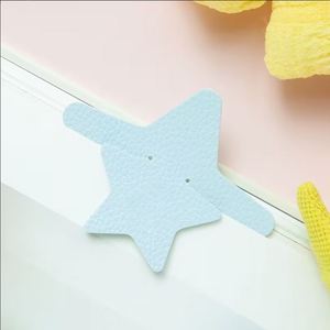 <b>Creative</b> Colorful PU Leather Bookmarks-Embossed Portable Welcome <b>Gifts</b> for Book Lovers and Students Star Page Marker - Product Image 1