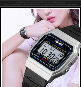 도매 스케미 1412 남녀공용 간단 스포츠 디지털 시계 남성용 크로노그래프 시계 - Product Image 1