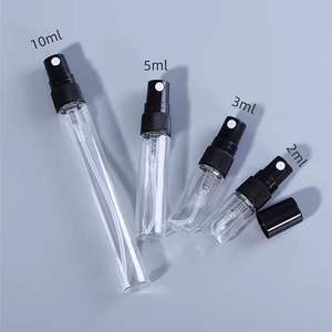 Flacon de parfum miniature en verre de 2 ml, 3 ml, 5 ml, 10 ml, flacon vide rechargeable avec vaporisateur - Product Image 4