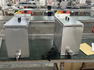 เครื่องทอดฮอทดอกสไตล์เกาหลีแบบมืออาชีพ ขนาด 25 ลิตร ทำจากสแตนเลส สำหรับทอดไส้กรอกมอสซาเรลล่า ขนมขบเคี้ยว เหมาะสำหรับร้านอาหาร - Product Image 4