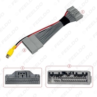 Câble convertisseur de prise vidéo de caméra arrière de stationnement de voiture pour Honda CRV/Breezf 32 broches adaptateur de fil de recul de stationnement