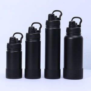 Botella <span class=keywords><strong>de</strong></span> <span class=keywords><strong>Agua</strong></span> Térmica <span class=keywords><strong>de</strong></span> Acero Inoxidable a Prueba <span class=keywords><strong>de</strong></span> Fugas, Libre <span class=keywords><strong>de</strong></span> BPA, <span class=keywords><strong>de</strong></span> 350 ml, 600 ml, 800 ml, 1000 ml, con Funda <span class=keywords><strong>de</strong></span> Silicona y Tapa 2 en 1 - Product Image 1