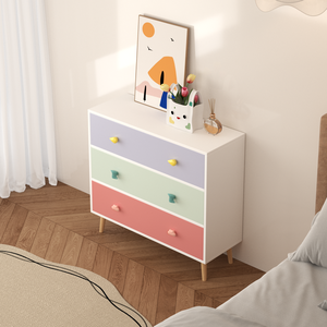 Cómoda infantil de 3 cajones para guardar ropa, para habitación de niños pequeños, guardería o dormitorio infantil - Product Image 3