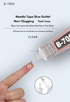 Colle E6000 B7000 pour téléphone, bijoux, polyvalente, à base de silicone de qualité industrielle pour le métal, le verre, les pierres précieuses