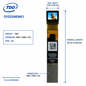 0.32 英寸 800x600 4:<span class=keywords><strong>3</strong></span> 2500 尼特 Micro OLED 显示模块 120Hz MIPI 近眼显示屏，适用于 AR 智能眼镜制造商 - Product Image 4