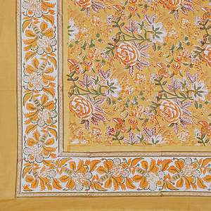 Hand Block Print <b>Table</b> <b>Cover</b> Set of 6 Napkins Mat Sets India Cotton <b>Table</b> Linen Custom <b>Table</b> <b>Cloth</b> - Product Image 3