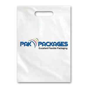 Bolsas de plástico ecológicas con logotipos, bolsas de plástico troqueladas, bolsas de plástico troqueladas, Plástico - Product Image 4