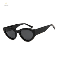 Fournisseur fiable de lunettes de soleil pour femmes de marque Miu Luxury, monture épaisse vintage, style œil de chat, lunettes de soleil rétro œil de chat en acétate