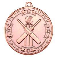 Médaille de sport de cricket plaquée or, médaille de compétition de cricket en métal, médaille personnalisée avec logo gravé, souvenir de tournoi, prix, cadeau