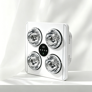<span class=keywords><strong>Chauffage</strong></span> instantané, 4 ampoules, rayonnement infrarouge, étanche IPX4, puissance 1100W, lampe chauffante pour salle de bain, montage au plafond, maison, hôtel - Product Image 6