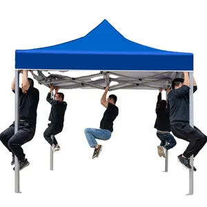 Gazebos automatiques HOMG JINFUN 3x3 fabriqués en usine chapiteau de plage extensible auvent pop up publicité fête salon tente pour événements