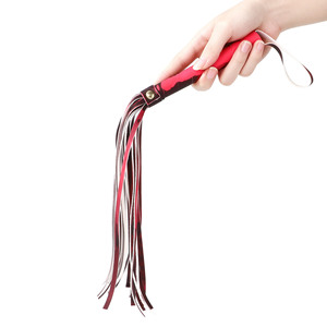 Fouet en cuir sensible à la température pour adultes, jouet SM pour couples, pour le flirt, la punition et la discipline. - Product Image 1