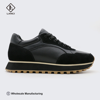 Fabricants de chaussures à marque privée LANCI, baskets de luxe en cuir véritable, baskets de créateur pour hommes
