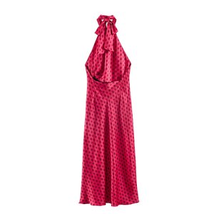 TAOP&ZA 2026 Nuovo Arrivo Estivo Abito Midi da Donna Elegante e alla <span class=keywords><strong>Moda</strong></span> con Scollo all'Americana e Schiena Scoperta Vestibilità Slim 2628268 - Product Image 2