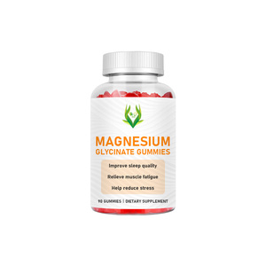 Gomitas de Glicinato de Magnesio ODM OEM con Vitamina D para Calmar el Estado de Ánimo y Reducir el Estrés, Gomitas de Glicinato de Magnesio con Coenzima Q10 - Product Image 1