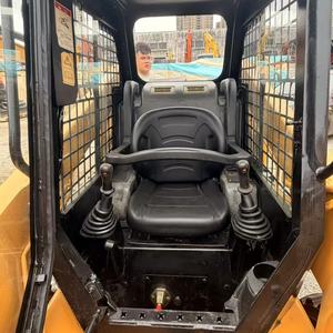 รถตักล้อยางมือสอง Caterpillar 246D ระบบไฮดรอลิก XPS ไหลสูง ได้รับการรับรองมาตรฐาน CE เครื่องจักรก่อสร้าง เครื่องยนต์ ลูกปืน - Product Image 4