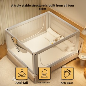 Barrière <span class=keywords><strong>de</strong></span> <span class=keywords><strong>lit</strong></span> bébé Piggy the Great avec moustiquaire, style Tipi A9, protection anti-chute pour <span class=keywords><strong>lit</strong></span> bébé, 1,1 m - Product Image 3