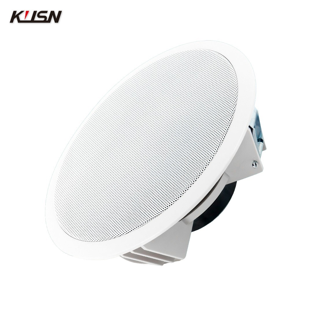 6 PCS 6 Inch 6W Ceiling Speaker 80W Mixing Amplifier with Bluetooth USB Powered PA Sound System for Church Public Address · image 5