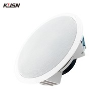 6 enceintes de plafond de 6 pouces 6W, amplificateur de mixage 80W avec Bluetooth, alimenté par USB, système de sonorisation PA pour église et sonorisation publique
