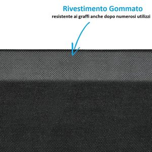 Tappetino da bar antiscivolo in silicone nero 45x30 cm impermeabile e drenante per bicchieri, tazze e cocktail - Product Image 4