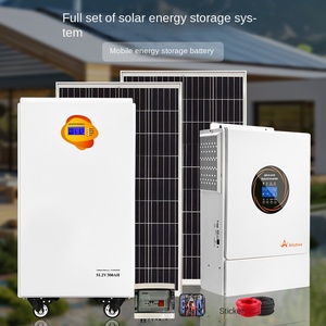 Système de stockage d'énergie mobile domestique 30 kWh, batterie LiFePO4, protection IP65, communication CAN, utilisation solaire photovoltaïque, montage mural - Product Image 1