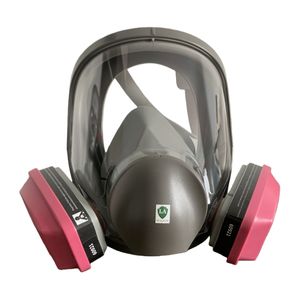 Máscara Respiradora De Rosto Completo Máscara De Gás De Silicone 6800 com <span class=keywords><strong>Face</strong></span> Protetora Respiratória Careta - Product Image 2