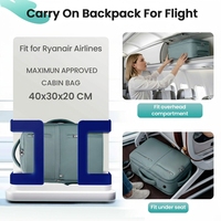 Sac à dos de cabine Ryanair Velvet neuf, 40x30x20, pour siège inférieur, 24L, sac de voyage TSA avec poche humide, compatible avec ordinateur portable 15,6 pouces