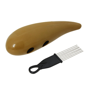 Venta al por mayor/OEM/Precio de fábrica Orff Instrumento de percusión Café Afeitado Acompañamiento Rana Tubo de canto - Product Image 3