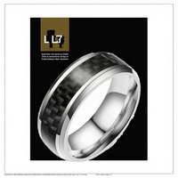 Bagues de mariage vintage en acier inoxydable avec incrustation de zircon en forme de cœur, style classique, pour hommes et femmes