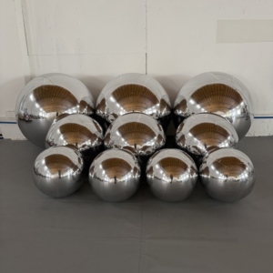 Bola de Espejo Plateada Hinchable, Grande, Brillante, <span class=keywords><strong>Gigante</strong></span> para Discoteca, Globo para Fiesta, Decoración de Eventos Navideños, <span class=keywords><strong>Esfera</strong></span> Reflectante de PVC - Product Image 6