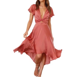 Ttn New Arrival Fashion Women Evening Gown Causal Party Club Elegant Strap Sexy Backless Satin Solid Plain Dyed <b>Long</b> <b>Slip</b> - Product Image 1
