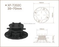 Supports de pavés extérieurs réglables en hauteur pour terrasses XF-T202C 35-70 mm