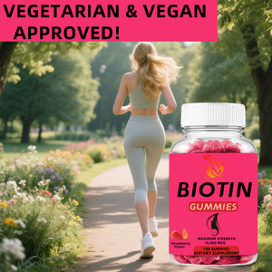 Gummies de biotine en gros pour usines : favorisent des cheveux épais et volumineux, une peau saine et éclatante, et des ongles longs et forts - Product Image 4