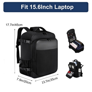 Mochila <span class=keywords><strong>de</strong></span> Viaje Tamaño <span class=keywords><strong>Cabina</strong></span> <span class=keywords><strong>de</strong></span> la UE, Resistente al Agua, Bolsa <span class=keywords><strong>de</strong></span> Negocios <span class=keywords><strong>de</strong></span> Mano, Ajuste Personalizado para las Últimas Reglas <span class=keywords><strong>de</strong></span> las Aerolíneas Europeas - Product Image 2