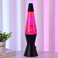 Lampe à lave en matériaux écologiques, choix éco-responsable, lampe à lave rouge LED magnifique et durable à faible consommation