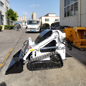 Miễn phí vận chuyển DIESEL Mini Crawler Skid chỉ đạo Bộ nạp tự động san lấp mặt bằng tải xẻng thủy lực Skid chỉ đạo Bộ nạp - Product Image 4